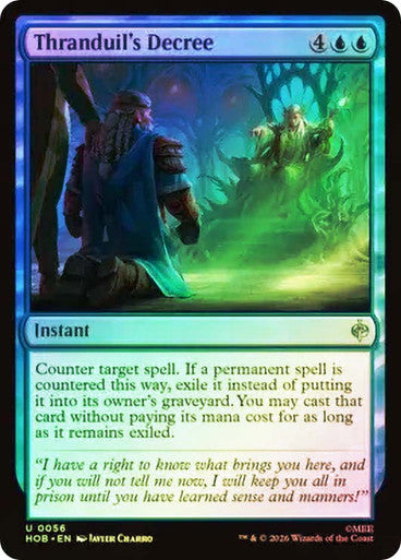 Thranduil's Decree - (Foil): The Hobbit