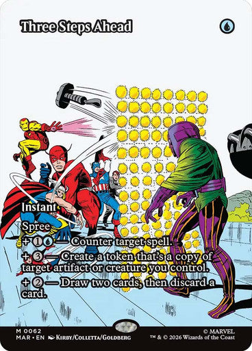 Three Steps Ahead (Borderless) (#062): Marvel Universe
