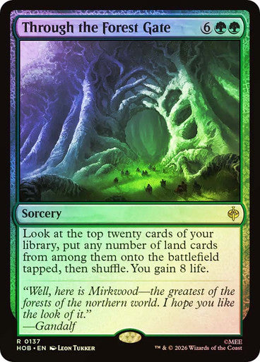 Through the Forest Gate - (Foil): The Hobbit