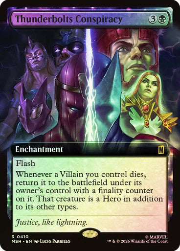 Thunderbolts Conspiracy (Extended Art) (#410) - (Foil): Marvel Super Heroes