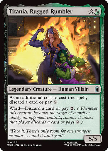 Titania, Rugged Rumbler: Marvel Super Heroes