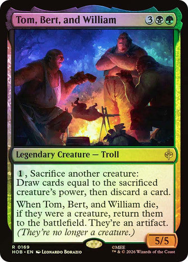 Tom, Bert, and William - (Foil): The Hobbit