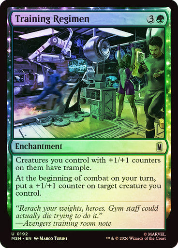 Training Regimen - (Foil): Marvel Super Heroes