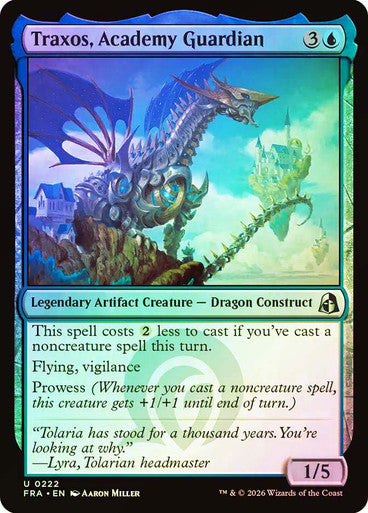 Traxos, Academy Guardian - (Foil): Reality Fracture