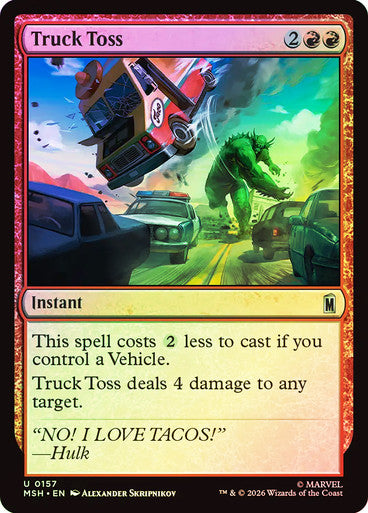 Truck Toss - (Foil): Marvel Super Heroes