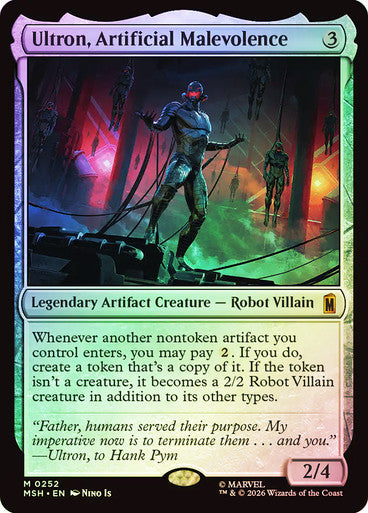 Ultron, Artificial Malevolence - (Foil): Marvel Super Heroes