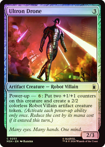 Ultron Drone - (Foil): Marvel Super Heroes