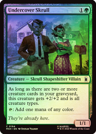 Undercover Skrull - (Foil): Marvel Super Heroes