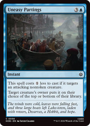 Uneasy Partings: The Hobbit