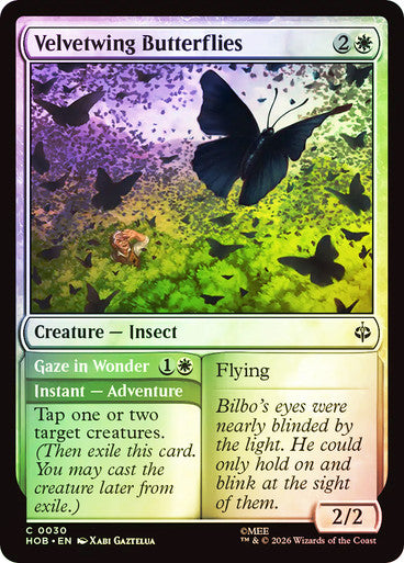 Velvetwing Butterflies // Gaze in Wonder - (Foil): The Hobbit