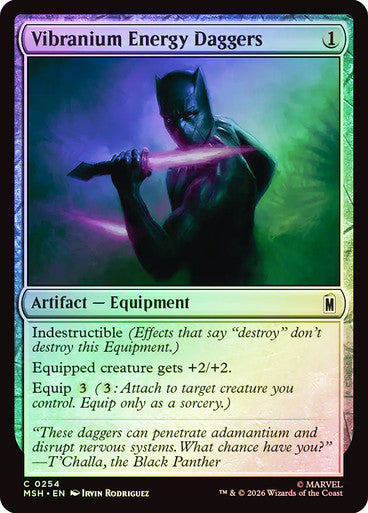 Vibranium Energy Daggers - (Foil): Marvel Super Heroes