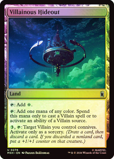 Villainous Hideout - (Foil): Marvel Super Heroes