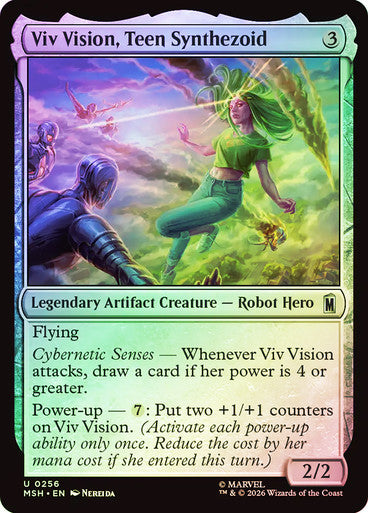 Viv Vision, Teen Synthezoid - (Foil): Marvel Super Heroes