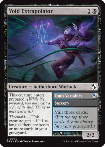 Void Extrapolator // Omit Variables: Reality Fracture