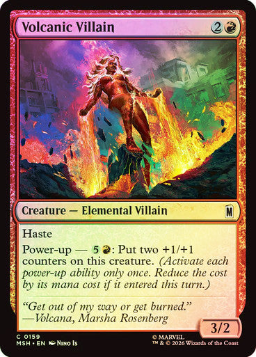 Volcanic Villain - (Foil): Marvel Super Heroes