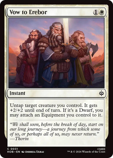 Vow to Erebor: The Hobbit