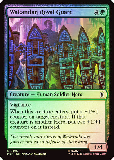Wakandan Royal Guard - (Foil): Marvel Super Heroes