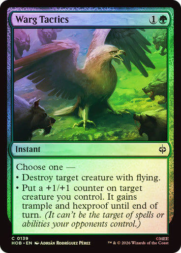 Warg Tactics - (Foil): The Hobbit