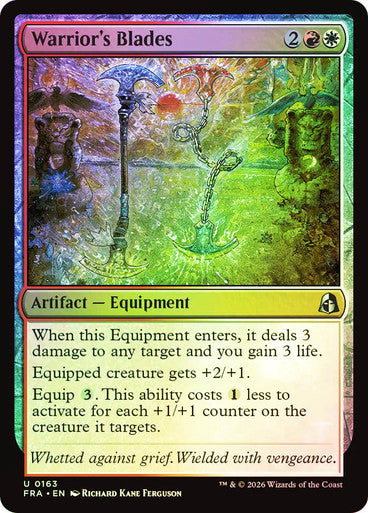 Warrior's Blades - (Foil): Reality Fracture