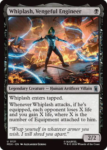 Whiplash, Vengeful Engineer: Marvel Super Heroes