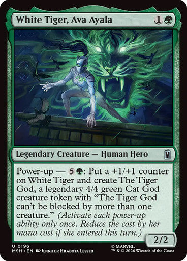 White Tiger, Ava Ayala: Marvel Super Heroes