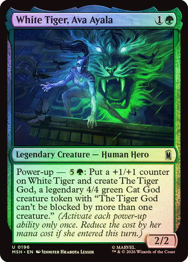 White Tiger, Ava Ayala - (Foil): Marvel Super Heroes