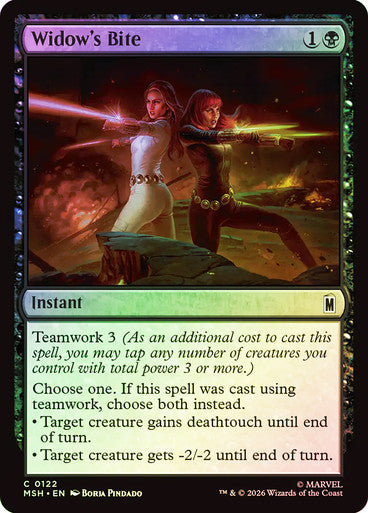 Widow's Bite - (Foil): Marvel Super Heroes