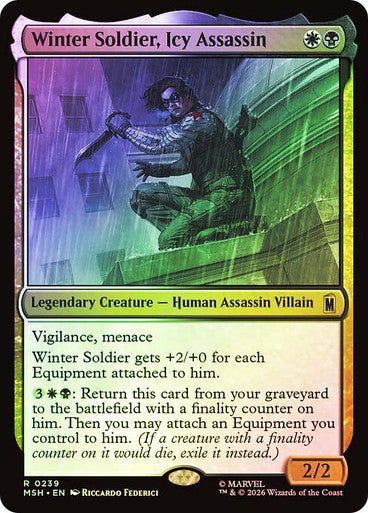 Winter Soldier, Icy Assassin - (Foil): Marvel Super Heroes