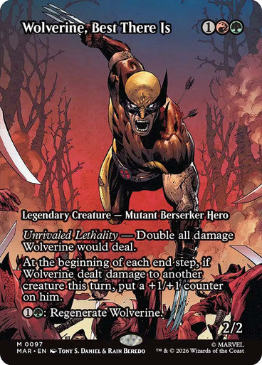Wolverine, Best There Is (Borderless) (#097): Marvel Universe