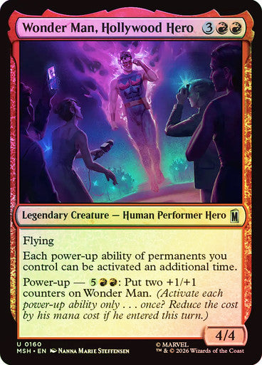 Wonder Man, Hollywood Hero - (Foil): Marvel Super Heroes