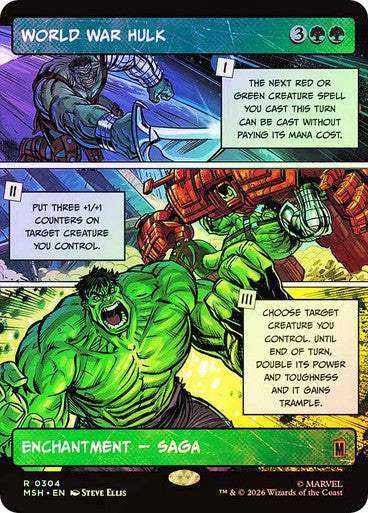 World War Hulk (Showcase, Borderless) (#304) - (Foil): Marvel Super Heroes