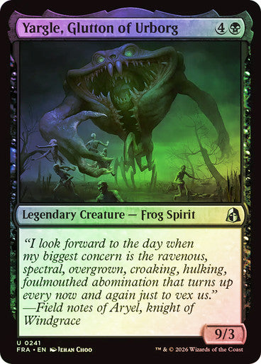 Yargle, Glutton of Urborg - (Foil): Reality Fracture