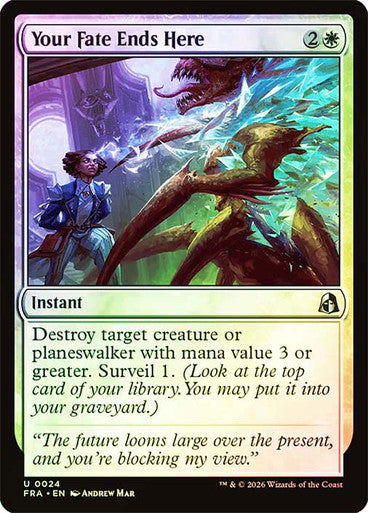 Your Fate Ends Here - (Foil): Reality Fracture