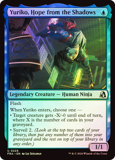 Yuriko, Hope from the Shadows - (Foil): Reality Fracture