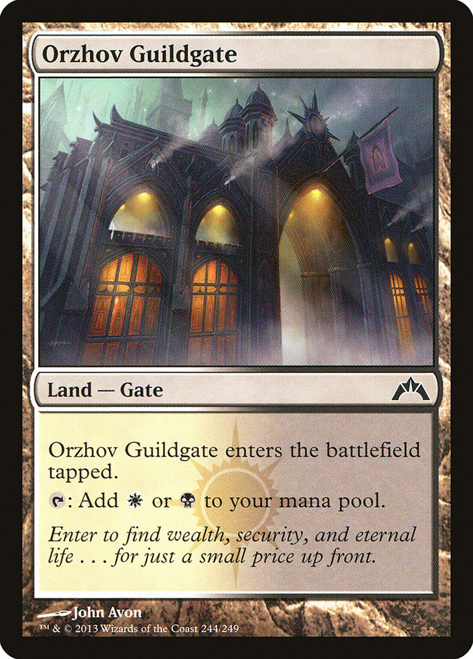 Orzhov Guildgate - (Foil): Gatecrash