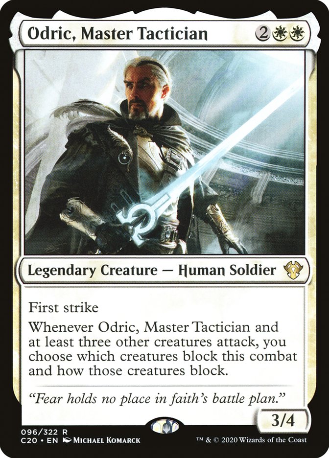Odric, Master Tactician: Commander 2020