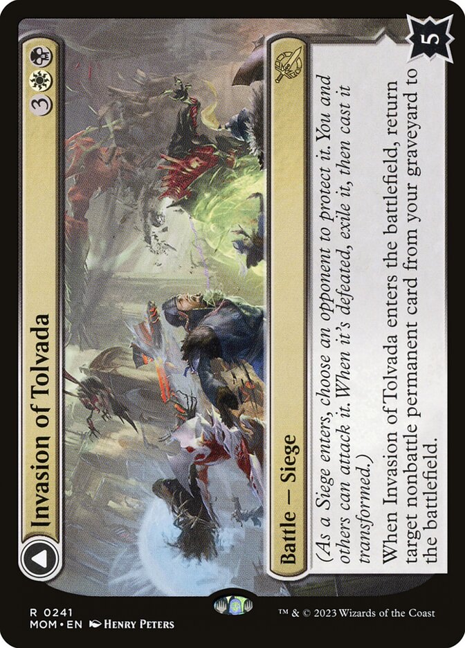 Invasion of Tolvada // The Broken Sky - (Foil): March of the Machine