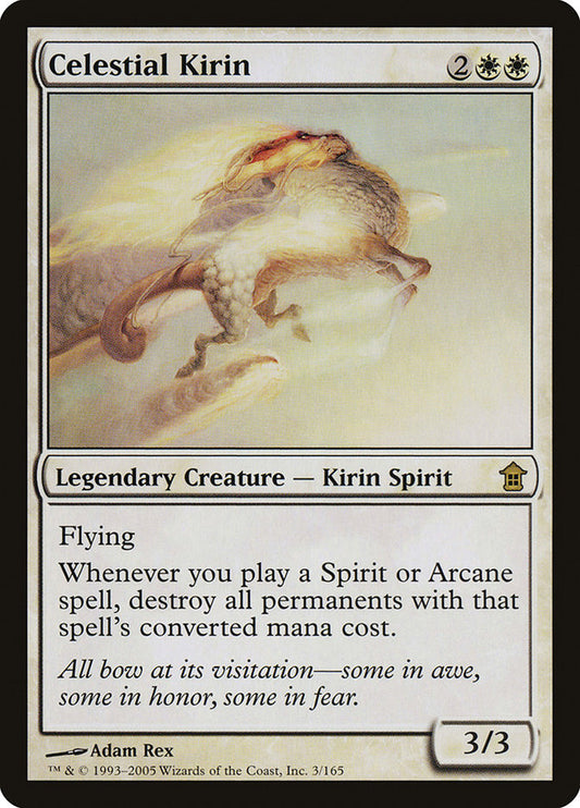 Celestial Kirin - (Foil): Saviors of Kamigawa