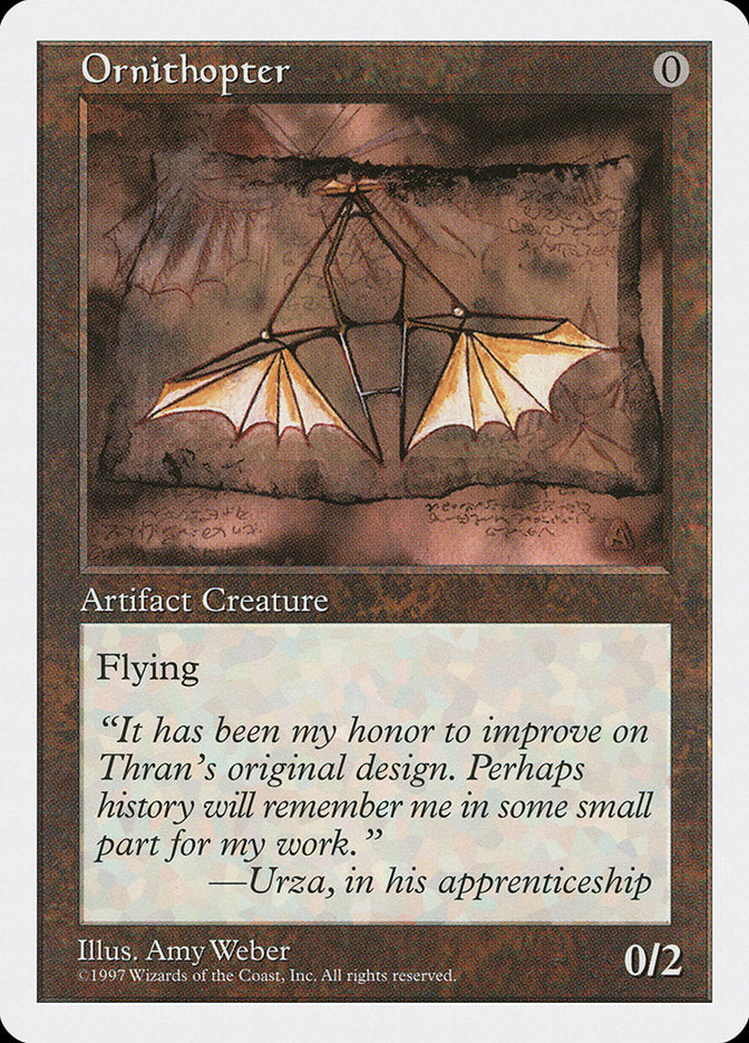 Ornithopter: Fifth Edition