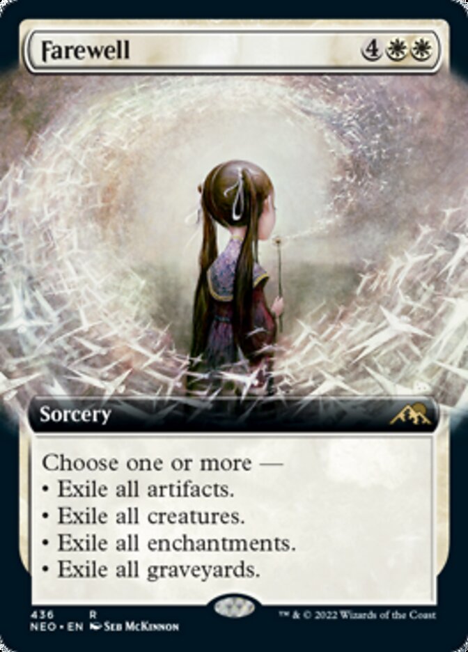Farewell (Extended Art) - (Foil): Kamigawa: Neon Dynasty