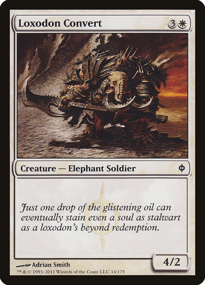 Loxodon Convert - (Foil): New Phyrexia