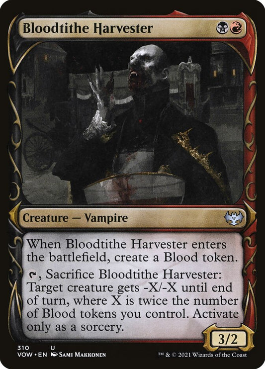 Bloodtithe Harvester (Showcase) - (Foil): Innistrad: Crimson Vow