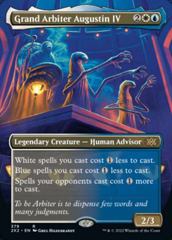Grand Arbiter Augustin IV (Borderless) - (Foil): Double Masters 2022
