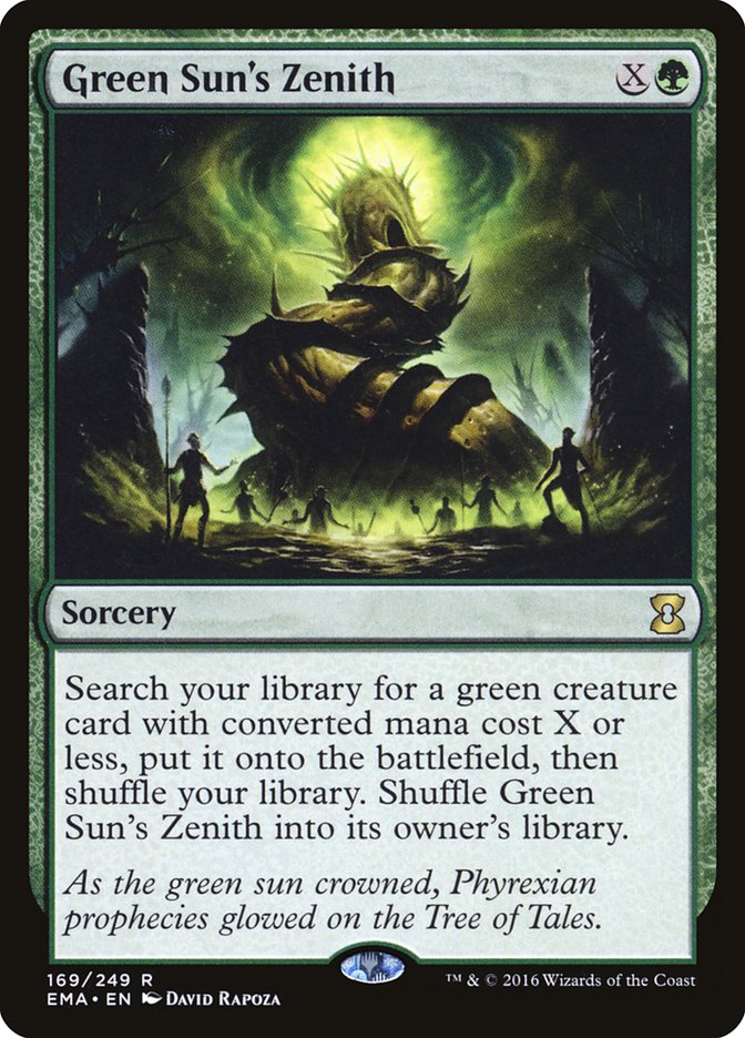 Green Sun's Zenith - (Foil): Eternal Masters