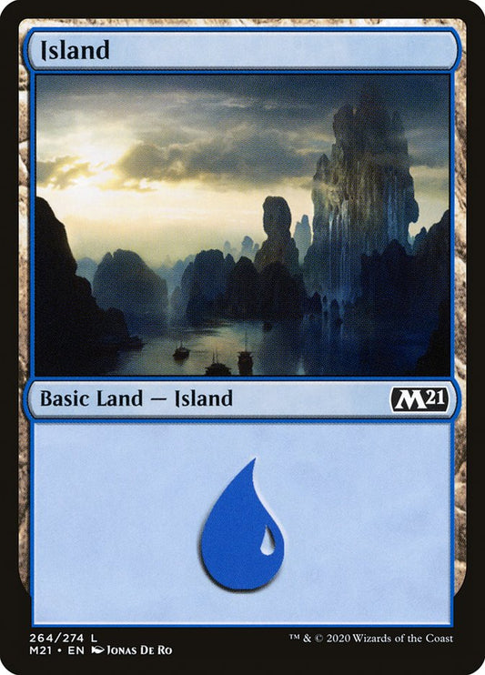 Island (#264): Core Set 2021