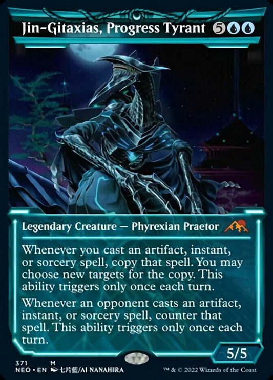 Jin-Gitaxias, Progress Tyrant (Showcase) - (Foil): Kamigawa: Neon Dynasty