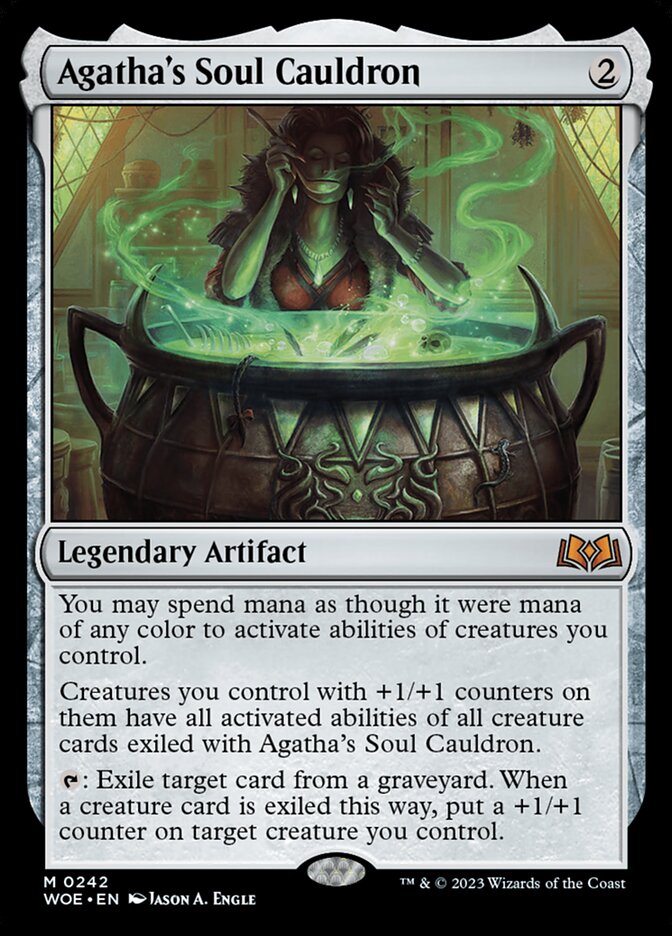 Agatha's Soul Cauldron - (Foil): Wilds of Eldraine