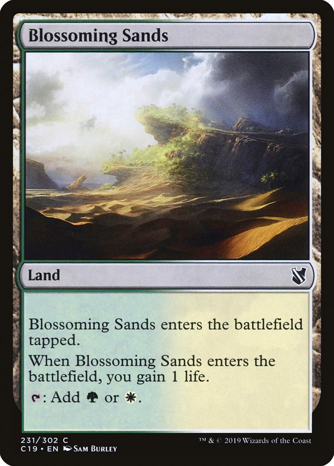 Blossoming Sands: Commander 2019