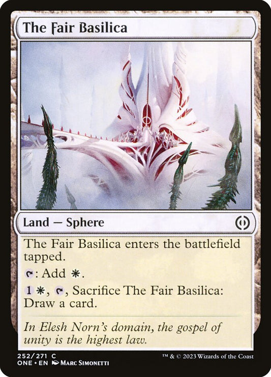 The Fair Basilica - (Foil): Phyrexia: All Will Be One