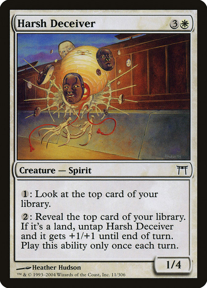 Harsh Deceiver - (Foil): Champions of Kamigawa
